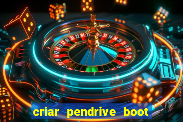 criar pendrive boot windows 10